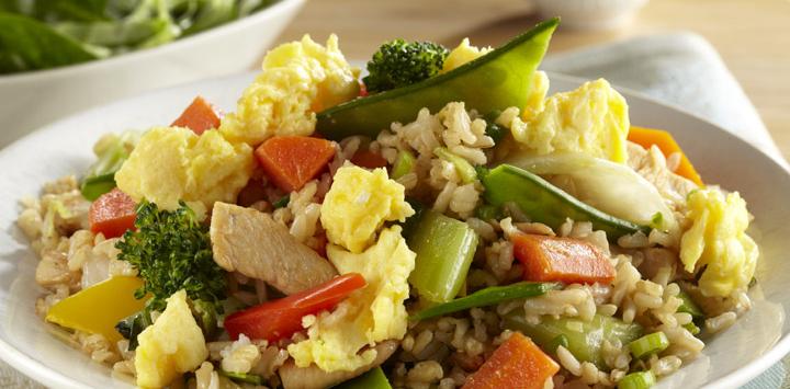 Chicken and Egg Unfried Brown Rice