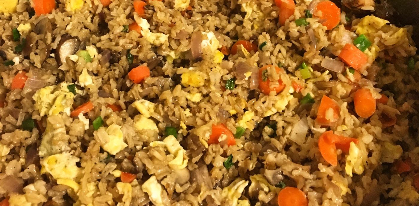 Sprouted Fried Brown Rice