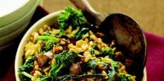 Kamut, Broccoli Rabe and Sausage Medley