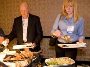 Delicious whole grains served at our conference