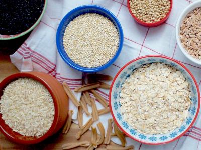 Assorted whole grains - dry