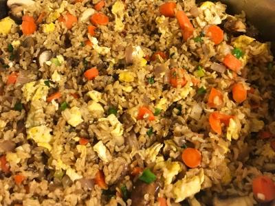 Sprouted Fried Brown Rice