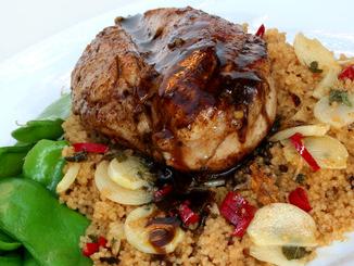 Balsamic Chicken with Grains