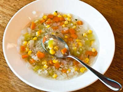 Quinoa Corn Soup
