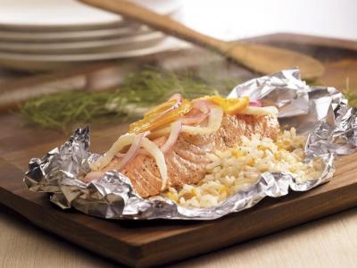 Salmon Rice Packets