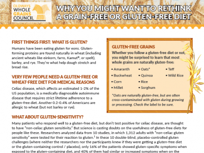 gluten free whole grains