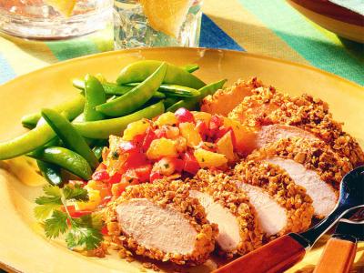 Spicy Oat Crusted Chicken