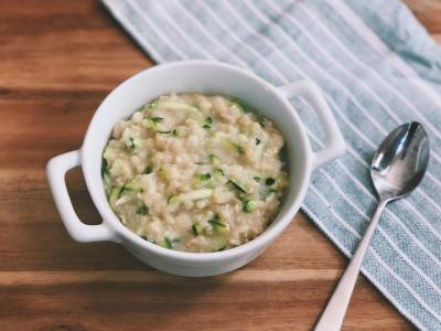 sprouted brown rice risotto