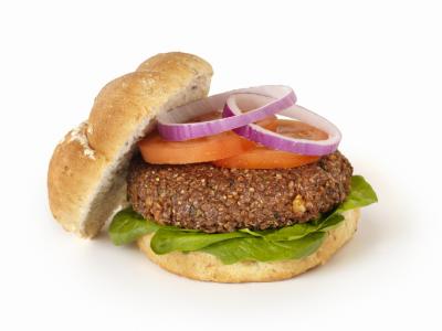 Picture of Bulgur Burger in bun