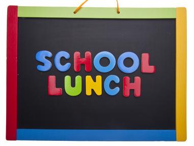 School Lunch sign