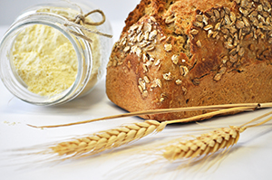 Loaf of bread made with tritordeum