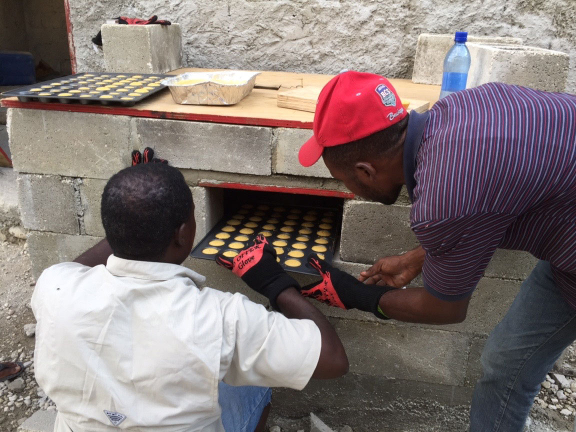 baking in Haiti