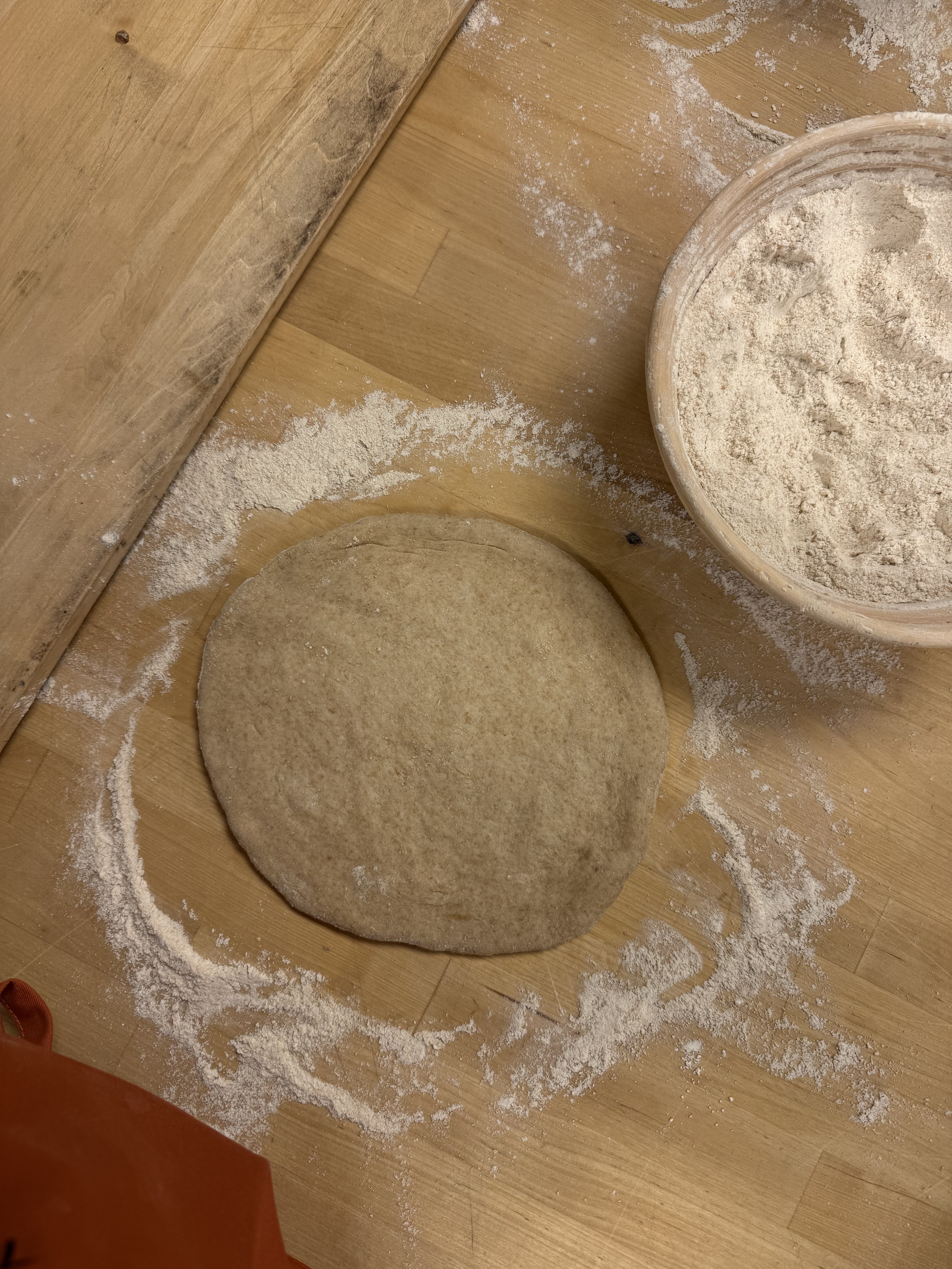 Whole wheat pizza dough