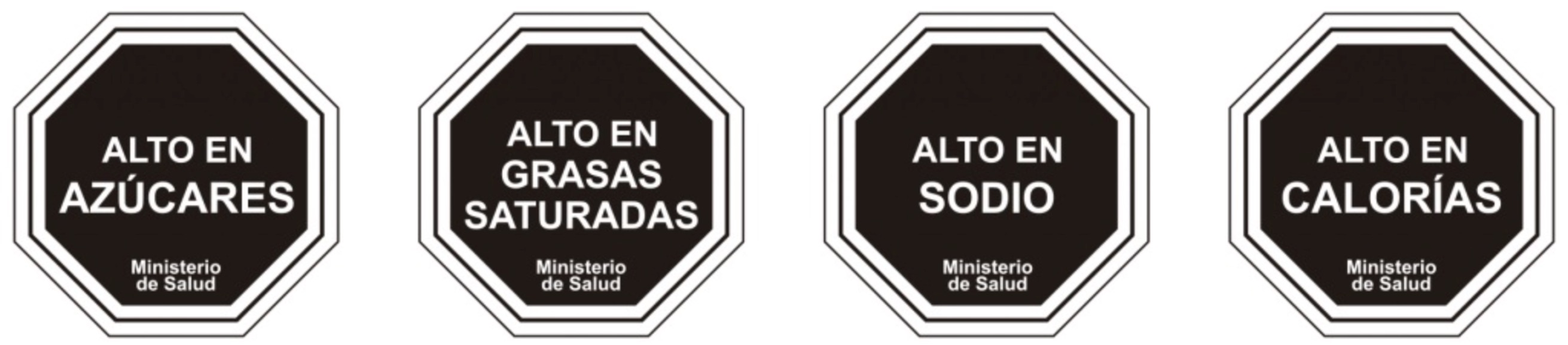 Example of Mexico's Stop Sign Warning Label