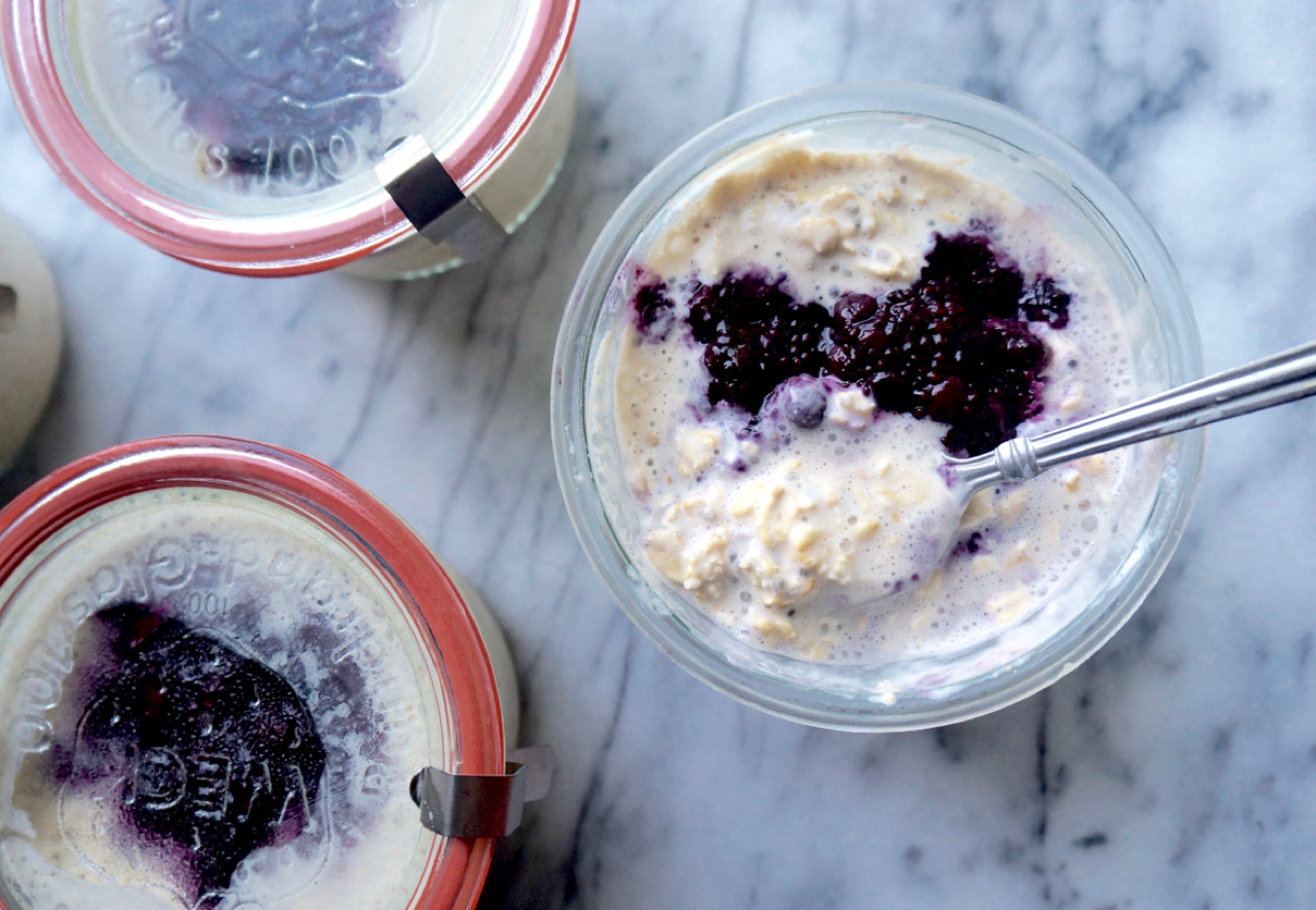 PB & J Overnight Oatmeal