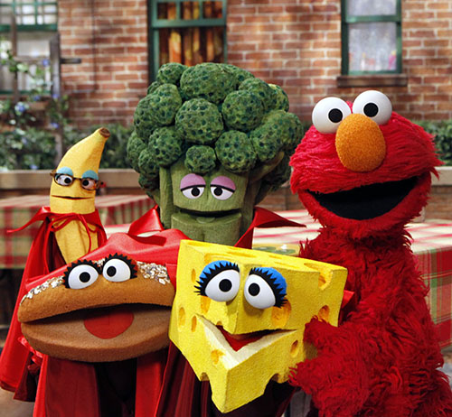 Sesame Street Superfood Muppets