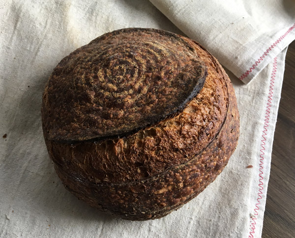 Sourdough Beach Pea Maine Grains