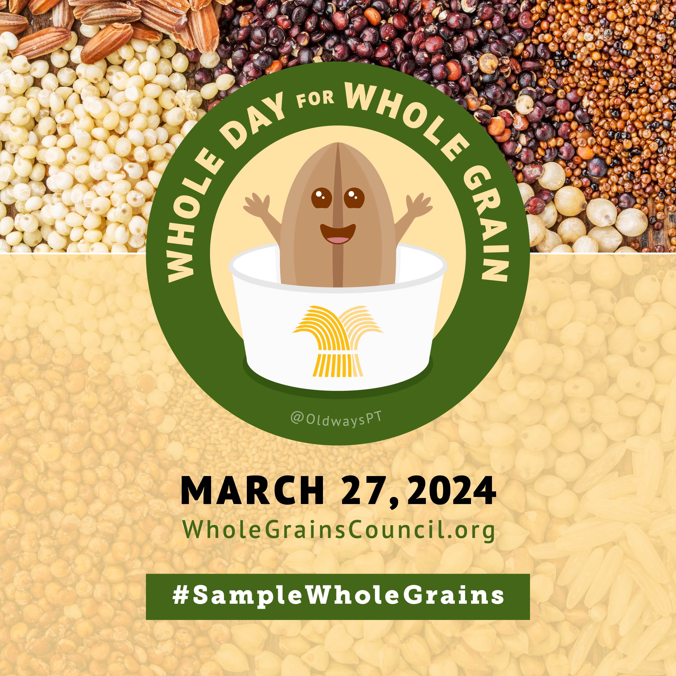 mascot graphic for Whole Day for Whole Grain