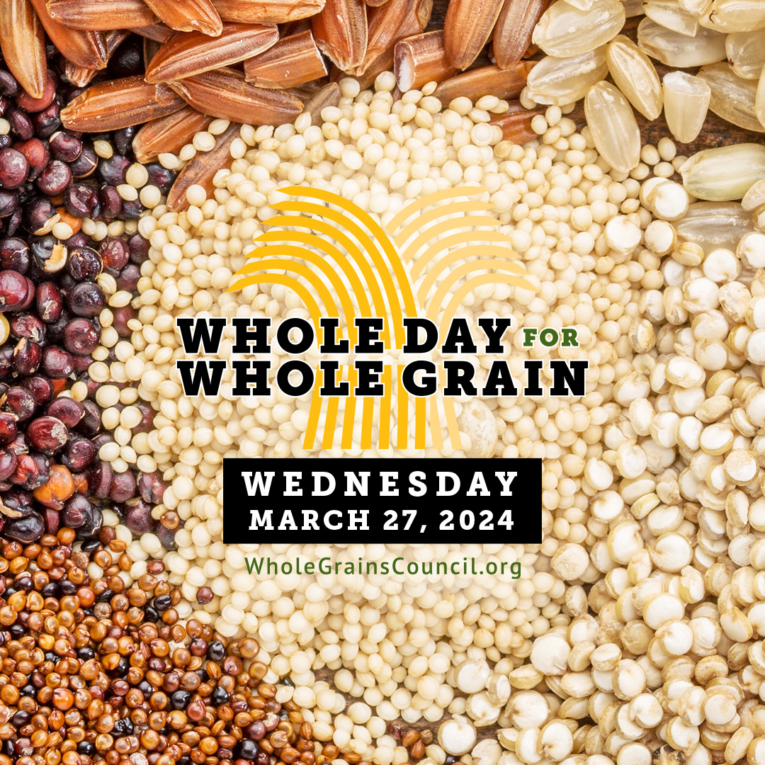 Whole Day for Whole Grain logo with date