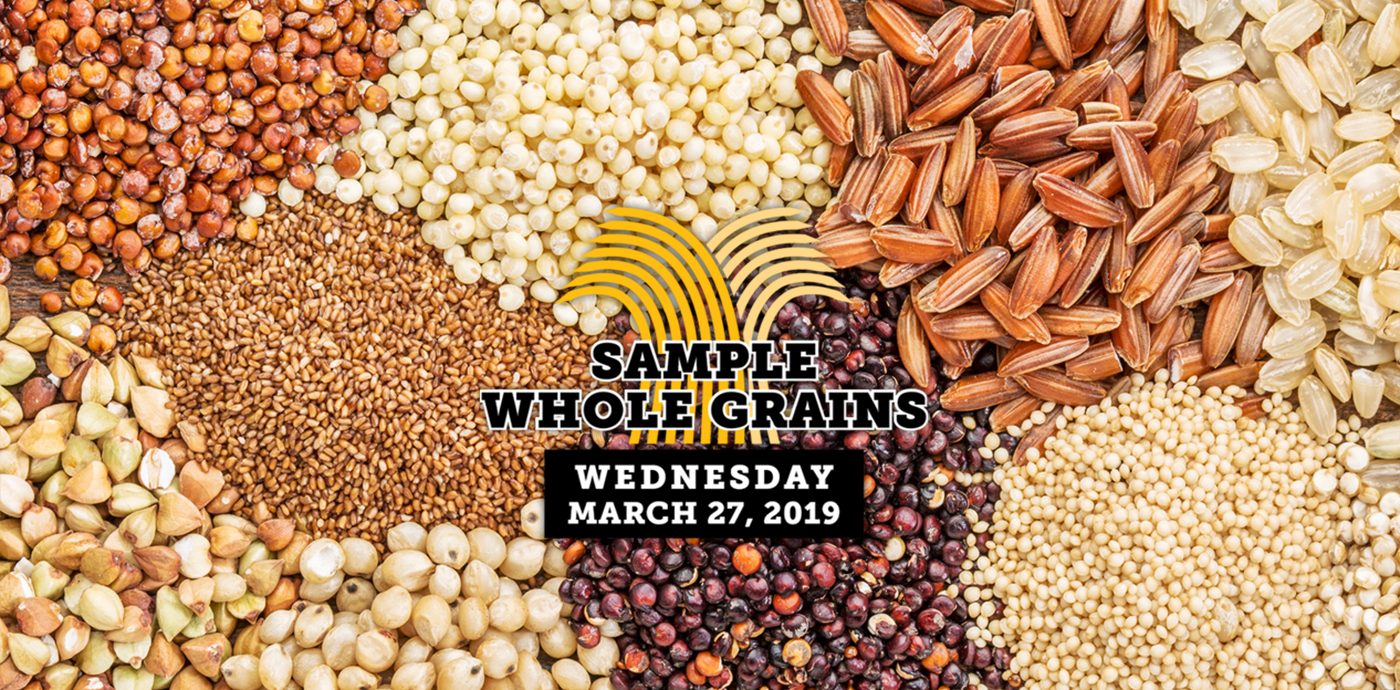 Whole Grain Sampling Day graphic