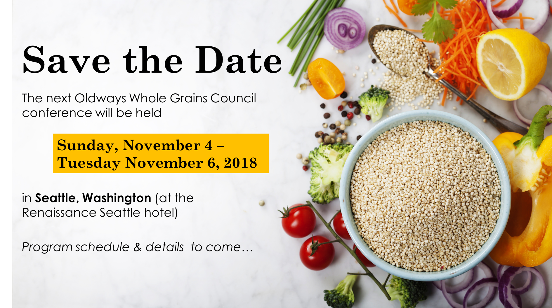 Attend Our Conference The Whole Grains Council